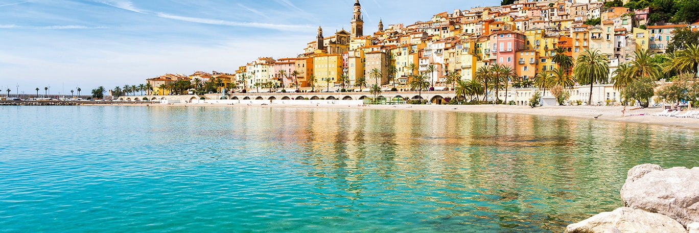 Panoramaaufnahme Menton