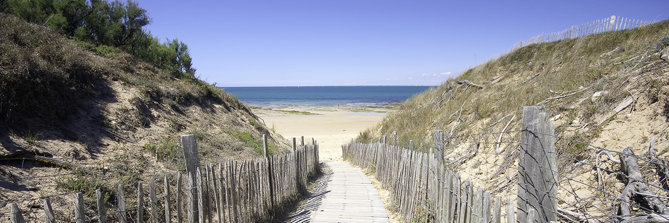 Panoramisch uitzicht Île de Ré