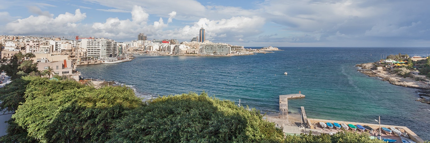 Visuel panoramique Sliema