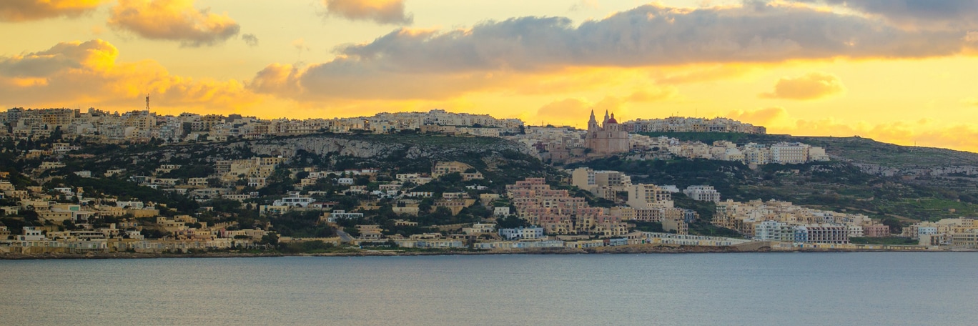 Panoramisch uitzicht Mellieha